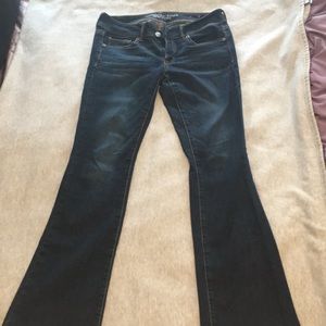 American Eagle Kick Boot dark wash jeans